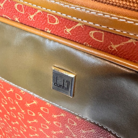 Double Handled Orange Patterned Tote Duffel - Picture 11 of 14